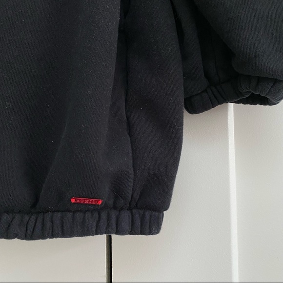 n:PHILANTHROPY Oversized Open Front Sweatshirt Cardigan black size XS - Picture 8 of 12